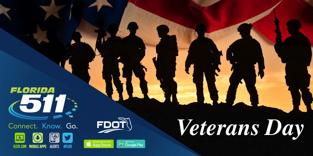 Connect.Know.Go this Veterans Day with FL511