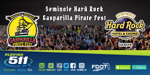 Use FL511 to chart a course to the Gasparilla Pirate Fest on January 26th