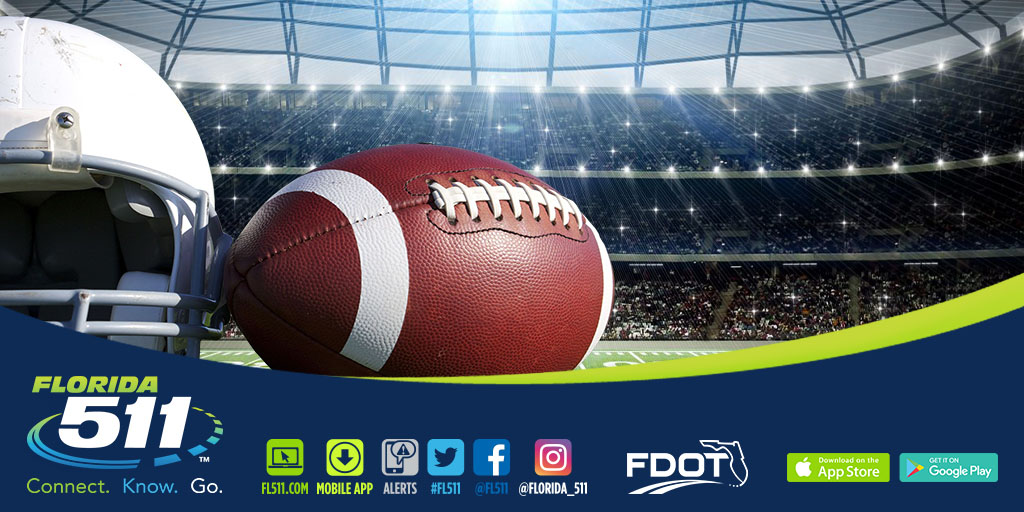 Travel Smart with the FL511 Mobile App to College Football Games