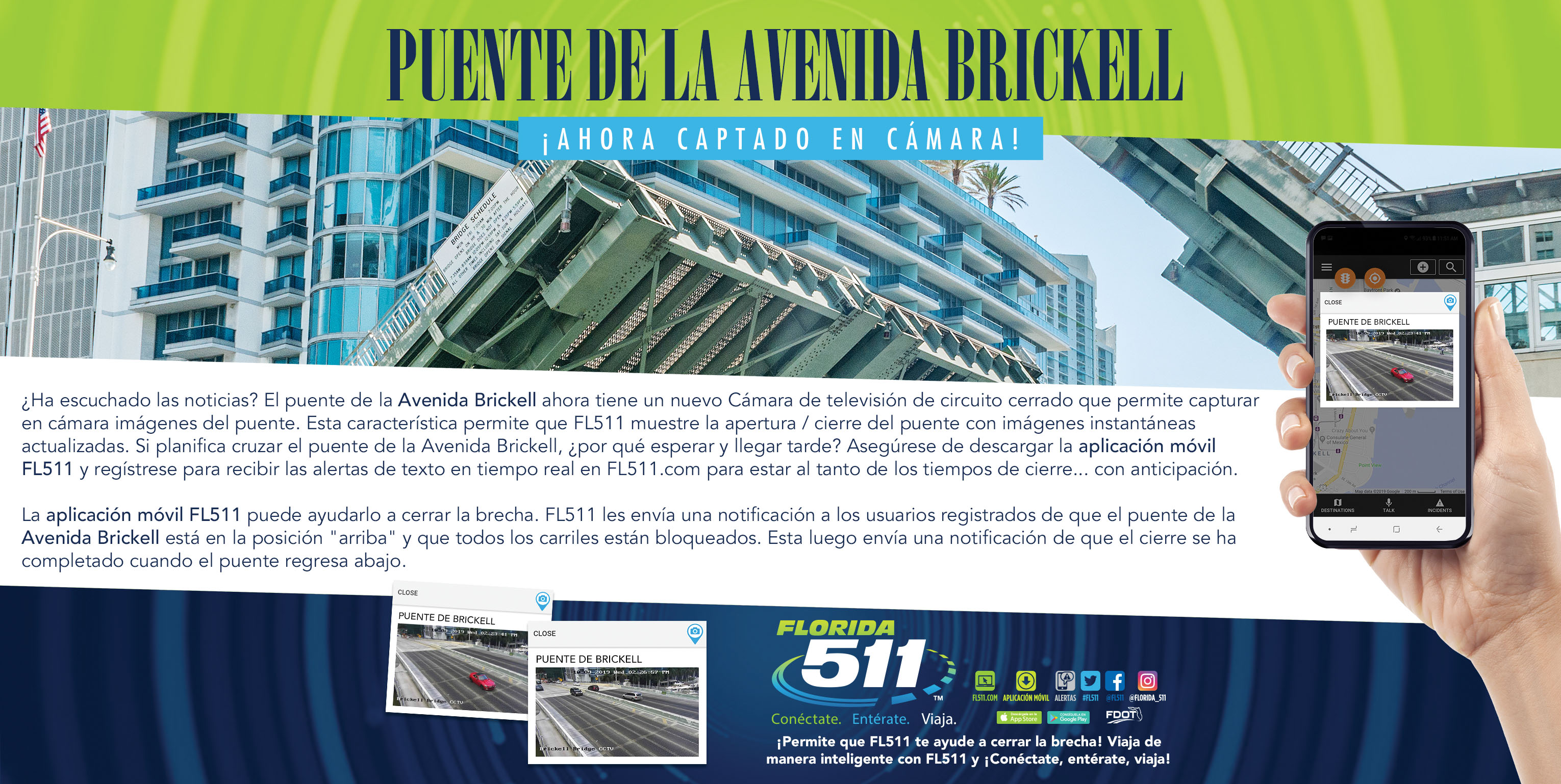 Brickell Avenue Bridge – Spanish ad