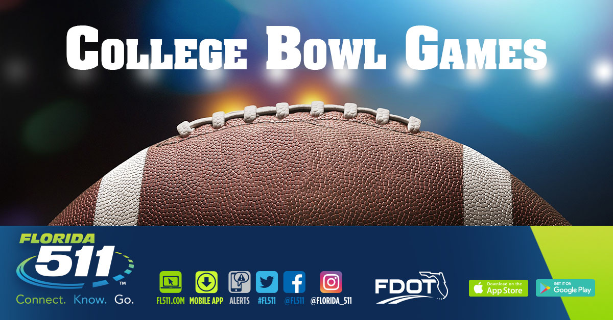 Use FL511 for travel to holiday destinations and college football bowl games